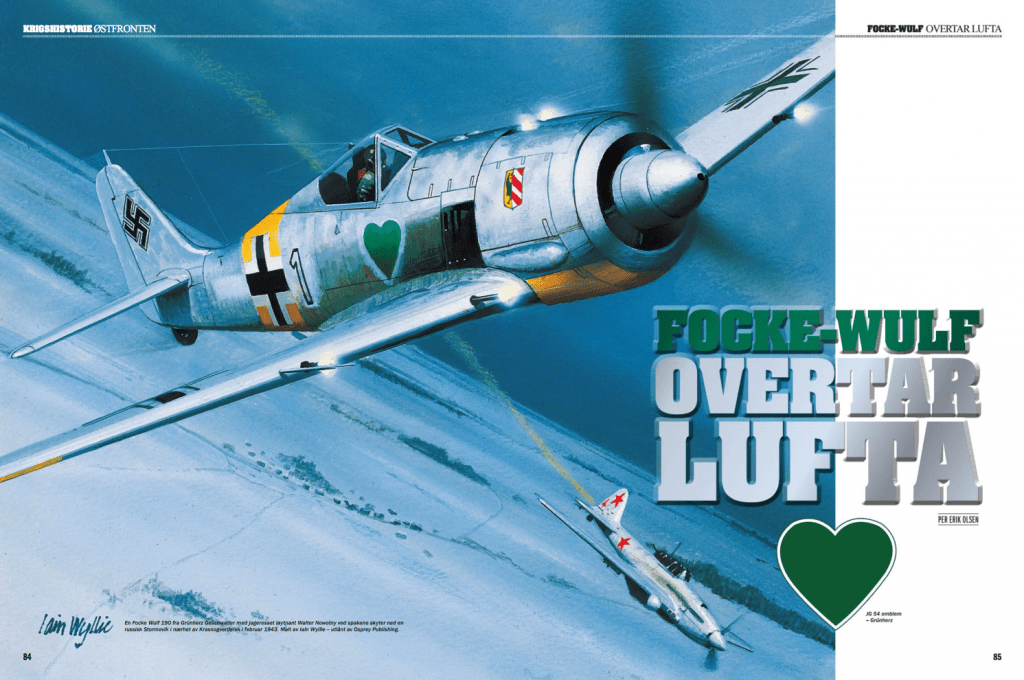 Focke-Wulf overtar lufta, oppslag