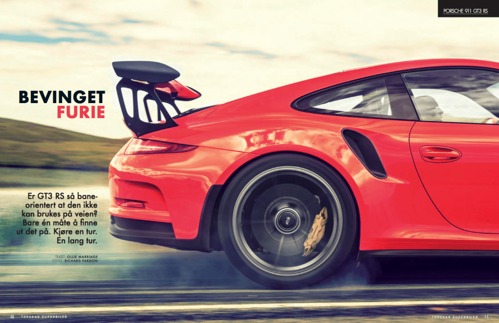 Bevinget furie – Porsche GT3 RS