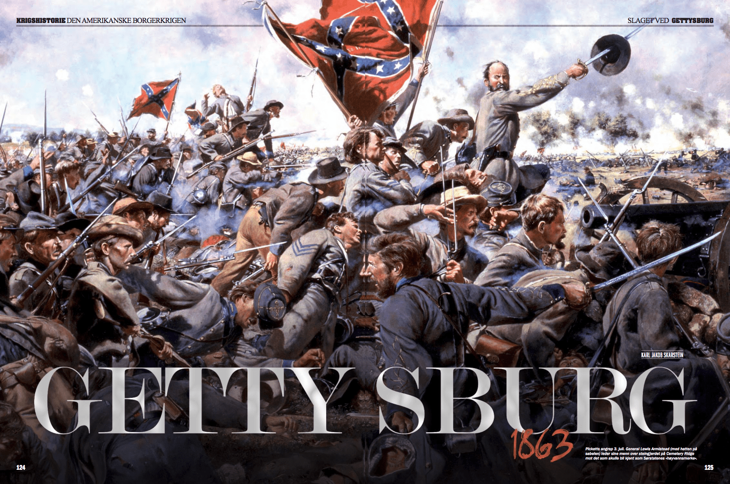 Slaget ved Gettysburg 1863, oppslag