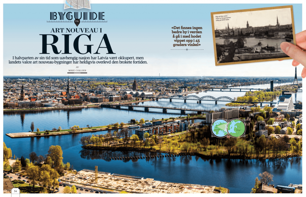 Art nouveau i Riga, oppslag