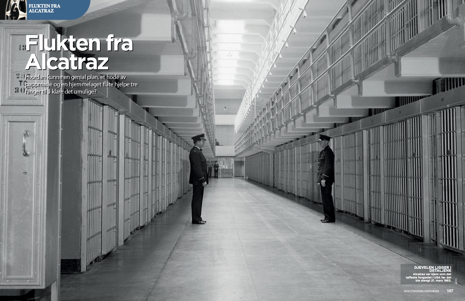 Flukten fra Alcatraz, oppslag