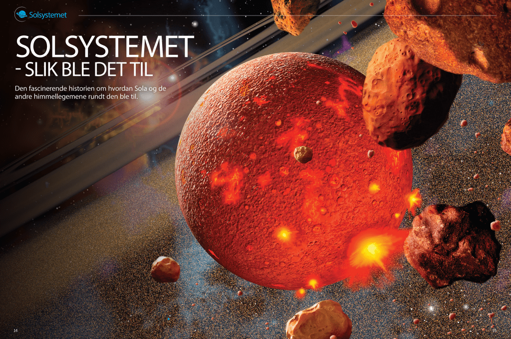 Solsystemet - slik ble det til, oppslag