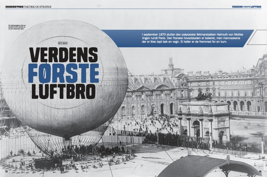 Verdens første luftbro, oppslag