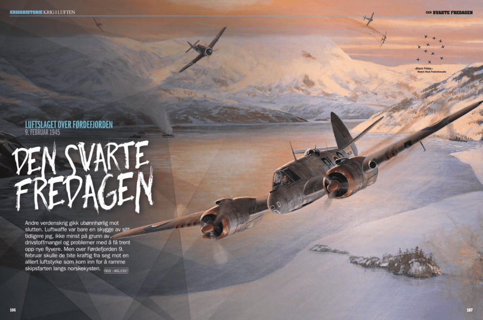 Den svarte fredagen – luftslaget over Førdefjorden 9. februar 1945, oppslag