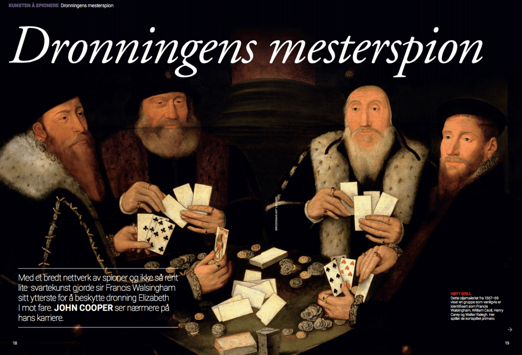 Dronningens mesterspion , oppslag