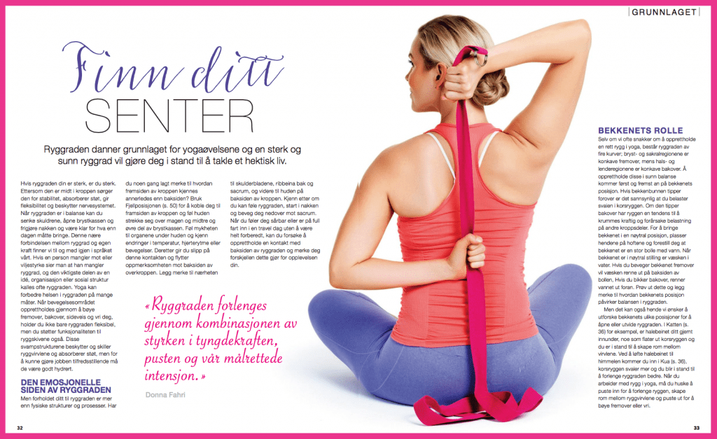 Yoga: finn ditt senter, oppslag