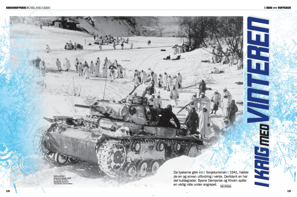 I krig med vinteren, oppslag