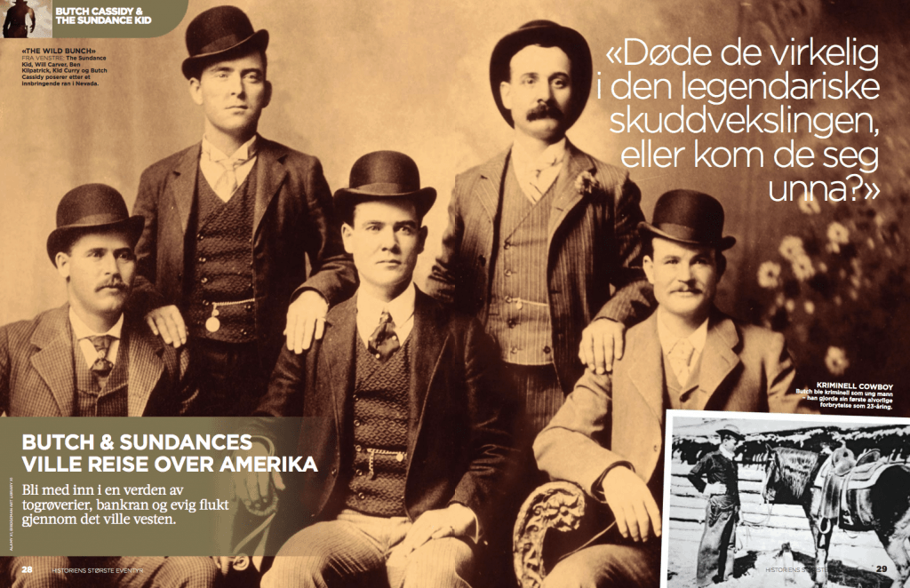 Butch & Sundances ville reise, oppslag