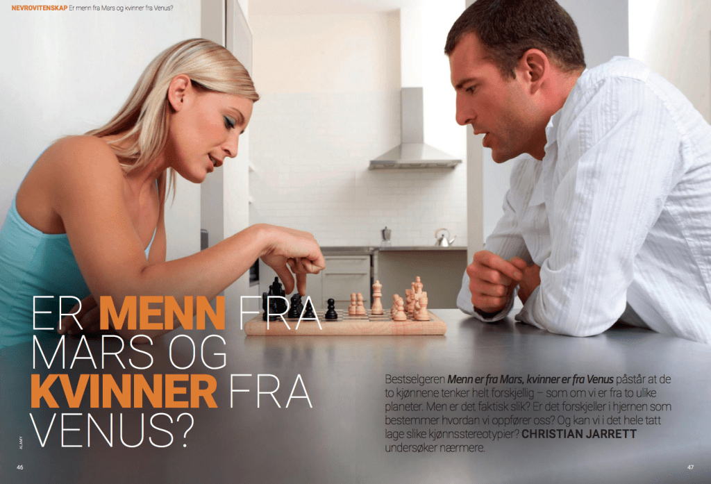 Er menn fra Mars og kvinner fra Venus?