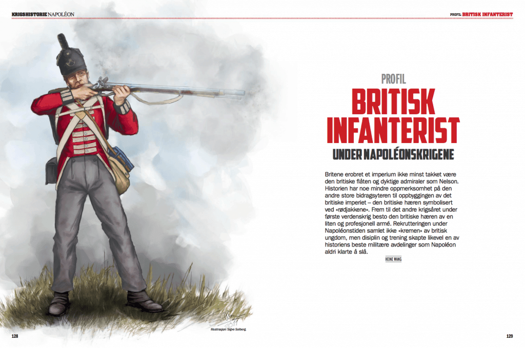 PROFIL: Britisk infanterist, oppslag