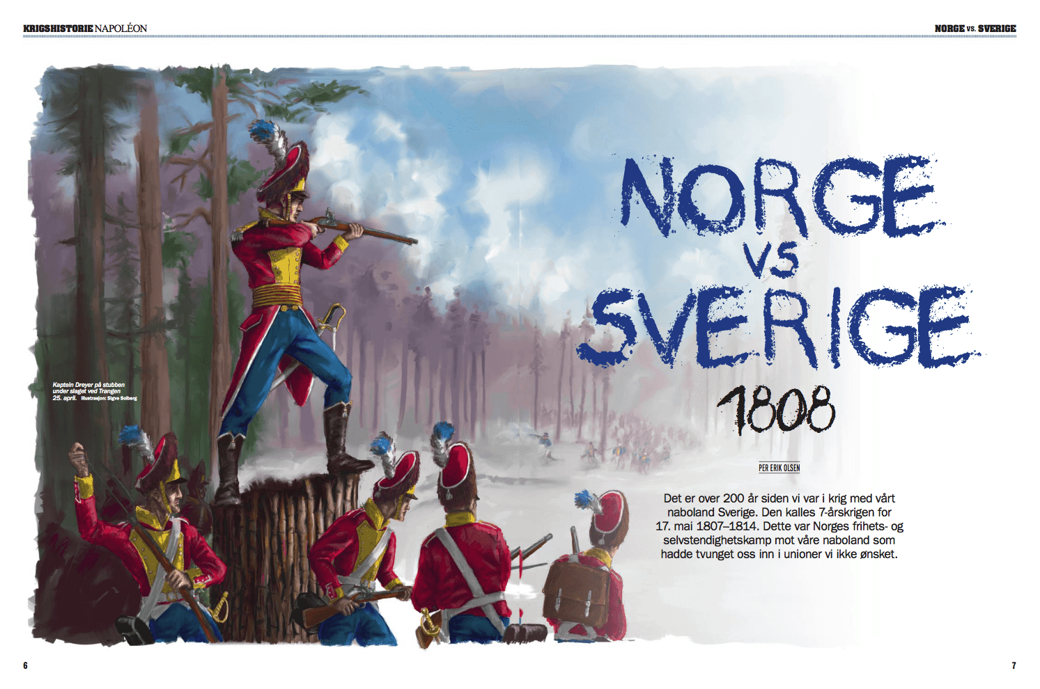 Norge vs Sverige, oppslag