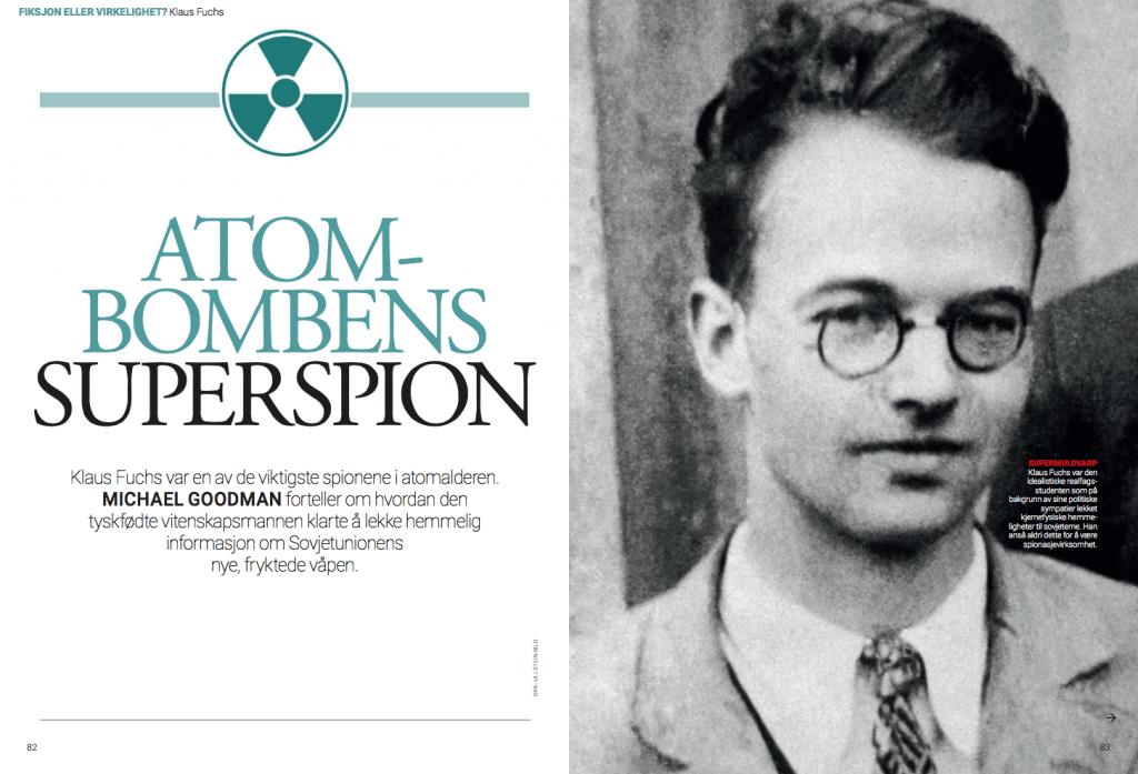 Atombombens superspion, oppslag