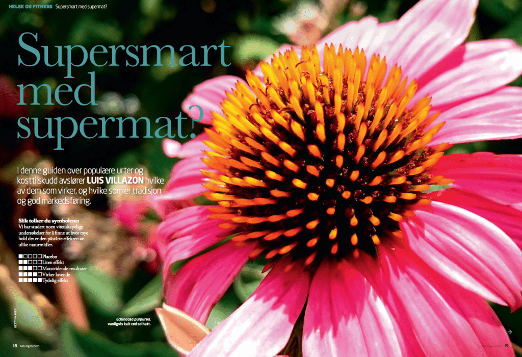 Supersmart med supermat?, oppslag