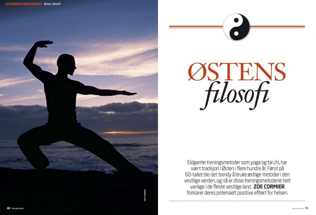 Østens filosofi, oppslag