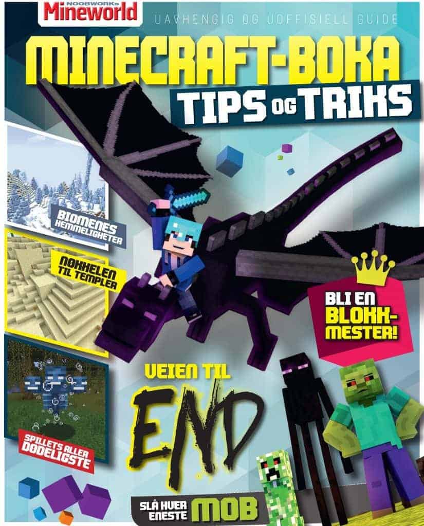 Minecraft-boka: Tips og triks 3 – Cover