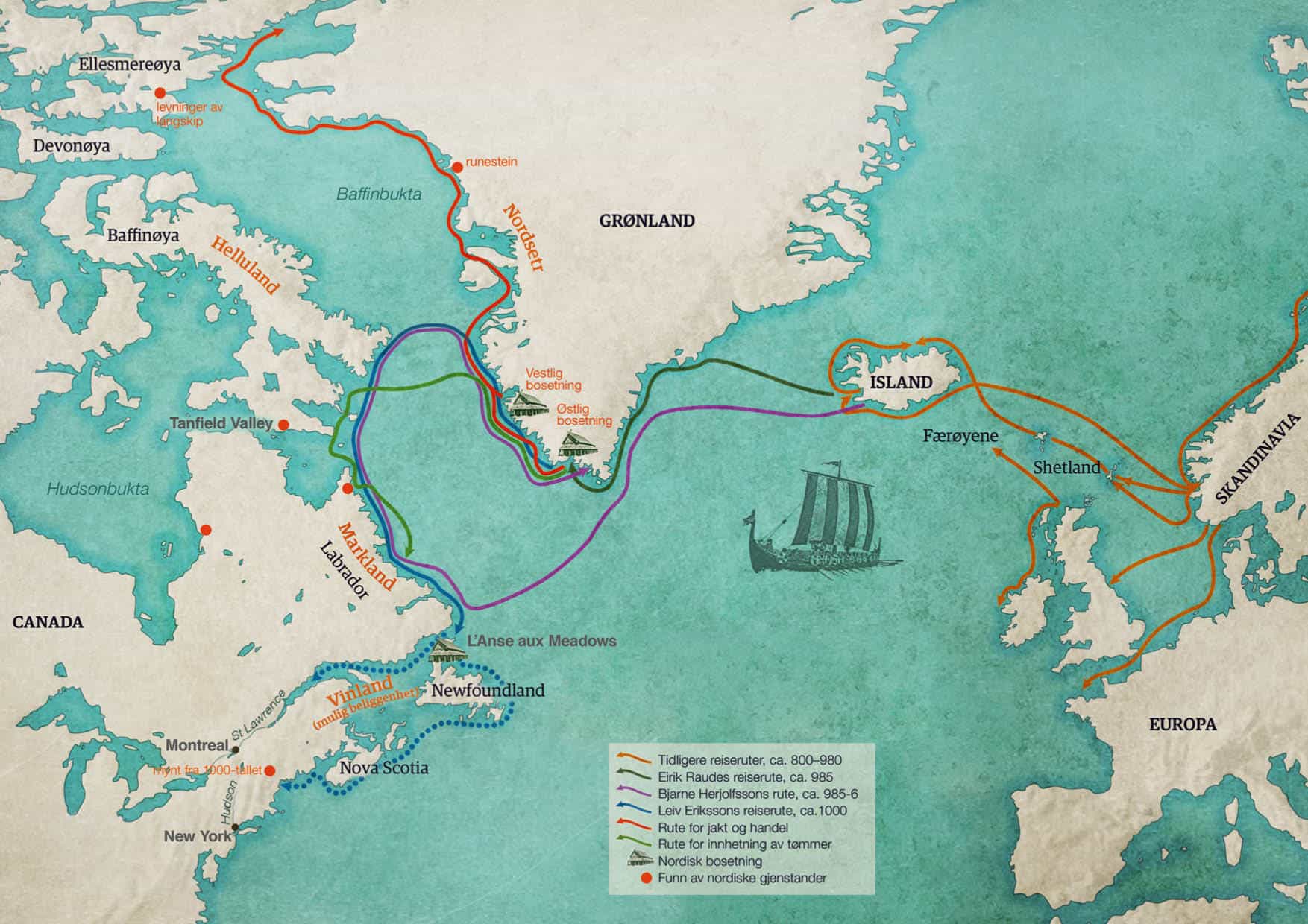 Vikingreiser over Atlanterhavet