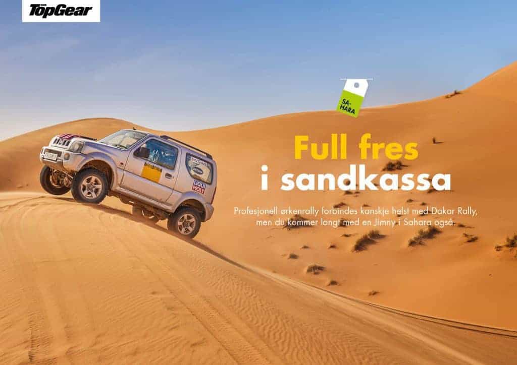 Full fres i sandkassa