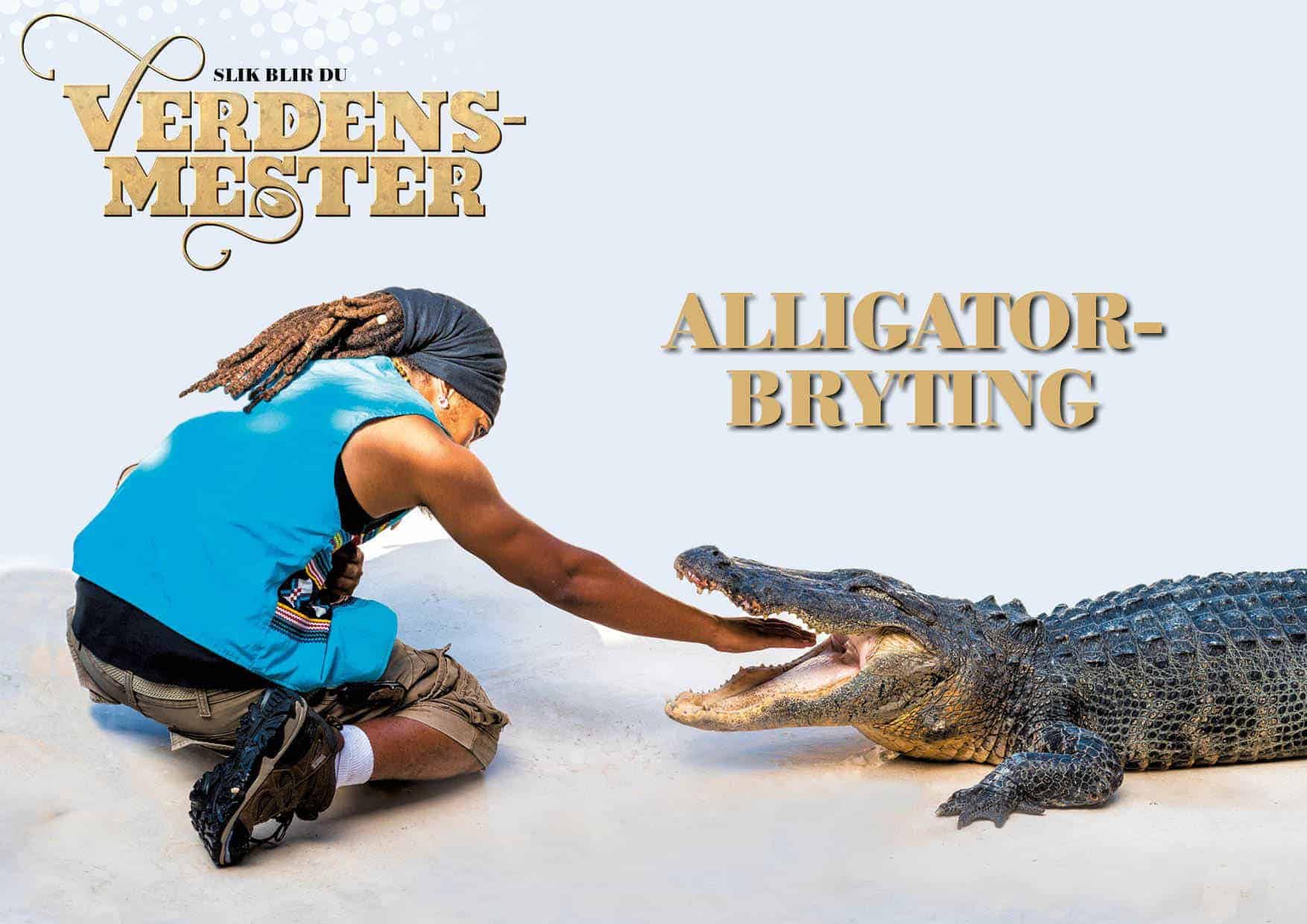 Slik blir du verdensmester: alligatorbryting