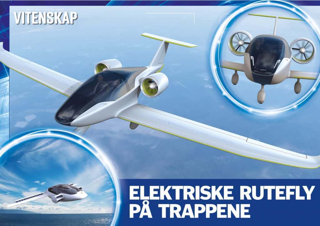 Elektriske rutefly på trappene